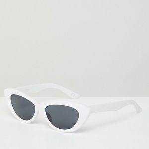 White cat eye sunglasses